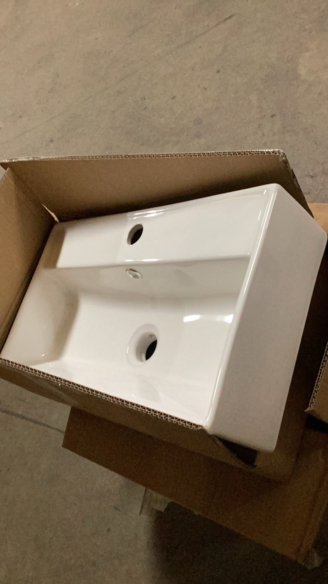 2pcs Floating Bathroom Vanity with Sink
