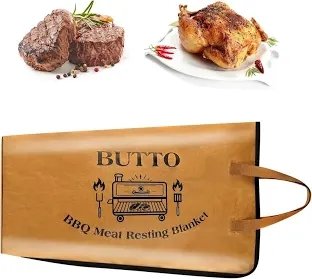 LAGANV BBQ Meat Blanket, Tangerine