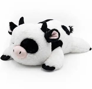 Crillop Weighted Plush Cow Large for Kids and Adults