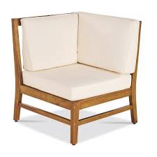 PERLA CORNER CHAIR, CREAM