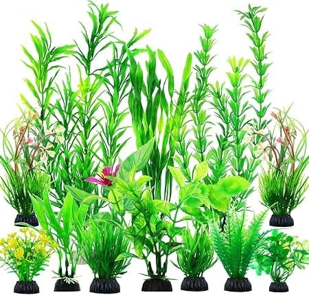 TYZEMKO Aquarium Decoration for All Fish, Green