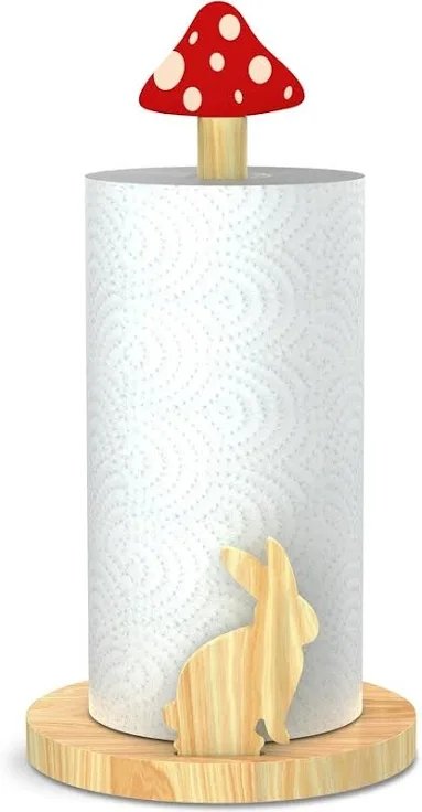 Acellegic Mushroom Paper Towel Holder Farmhouse Kitchen Home Decor