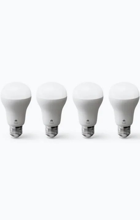 Ruboffcs A19 LED Bulb 9W Soft White (2700K) Dimmable 4 Pack