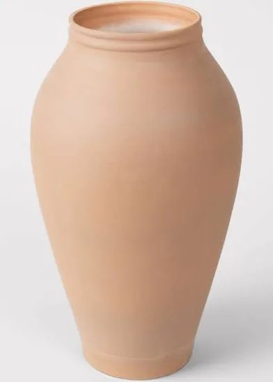 FancyPlus Ceramic Vase for Bookshelf Kitchen (Terra)