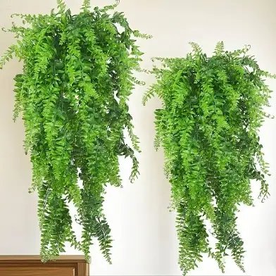 EverNature 2 Pack Artificial Plants for Indoor Front Porch Garden
