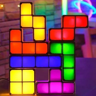 New Toys The Magic Block Exciting Brick Game LED Light
