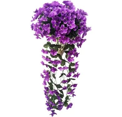 Artificial Purple Flower Garland