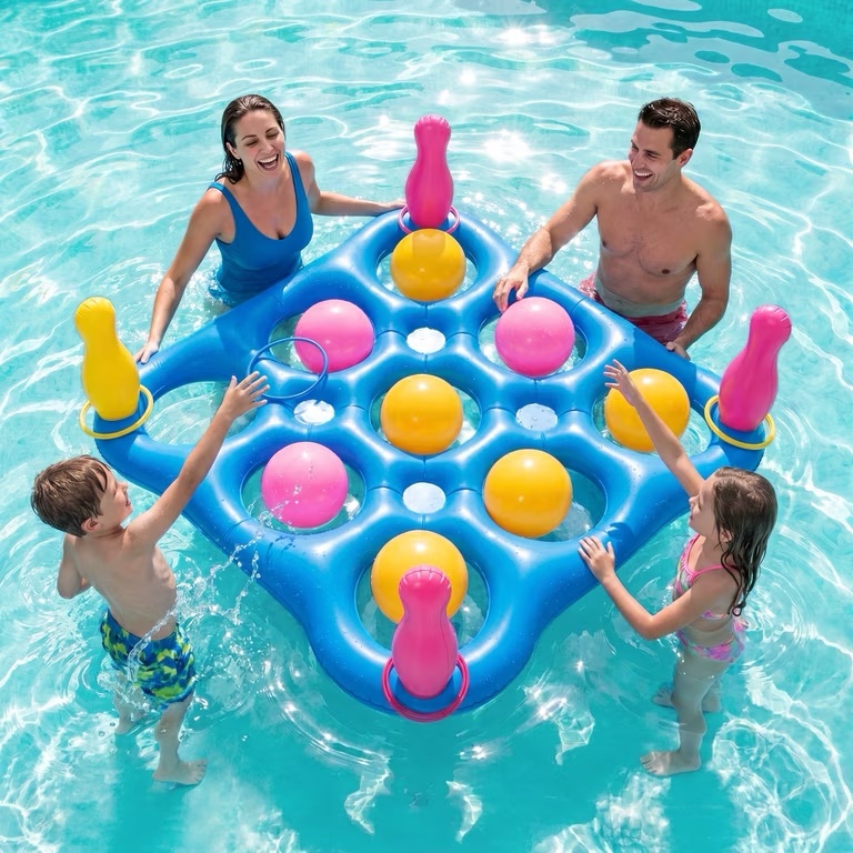 Waybesty Floating Tic Tac Toe Pool Game