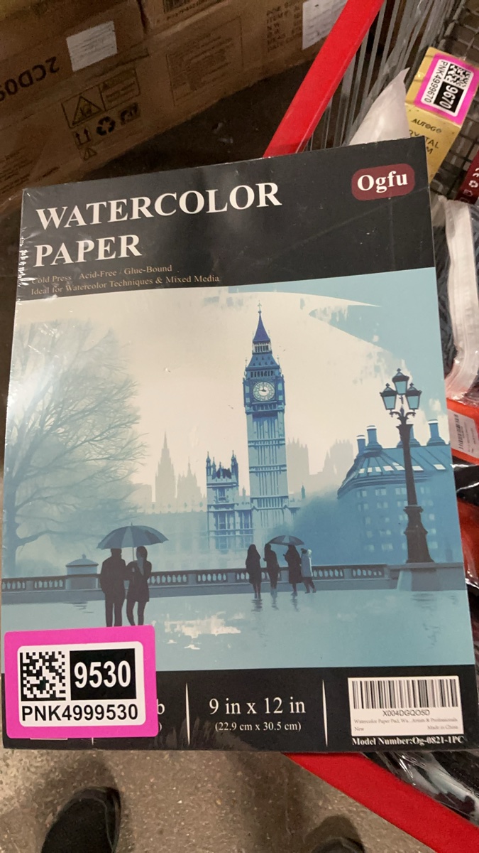 Watercolor Paper Pad for Artists & Professionals, 2 inch thick