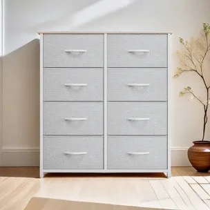 Unbranded Double Dresser 8 Drawers Box 2/2