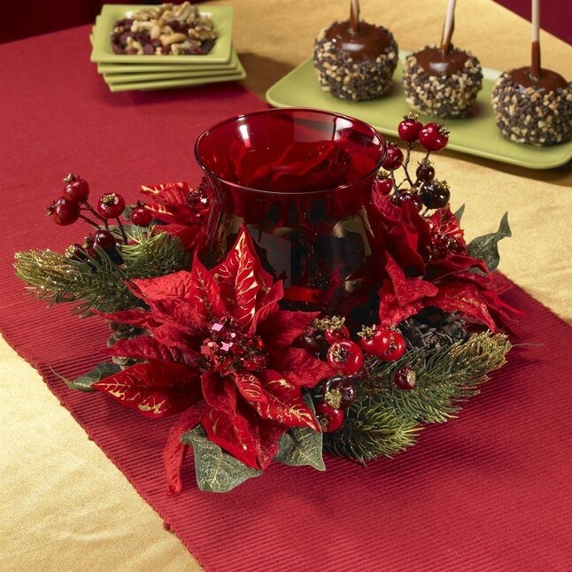 Red Free-Standing Arrangement