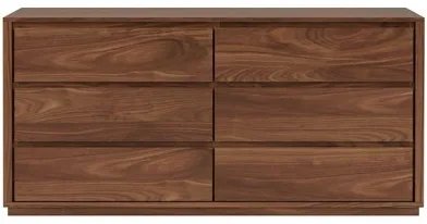 Modern Wooden Dresser For Bedroom And Storage, 6 Drawers