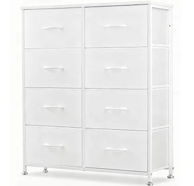 Ojaswi 8-Drawer Dresser Fabric Storage Chest of Drawers