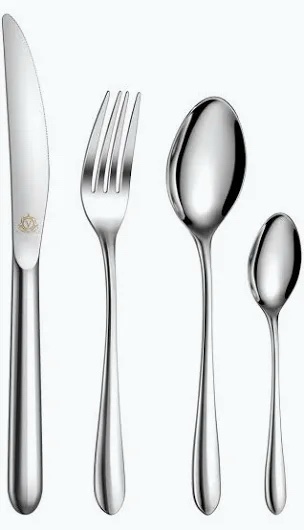 vancasso 48-Piece Premium Stainless Steel Flatware Set