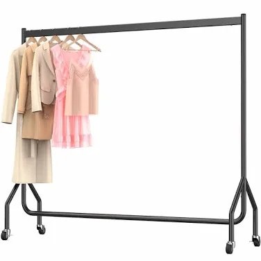 Rolling Garment Rack with Wheels