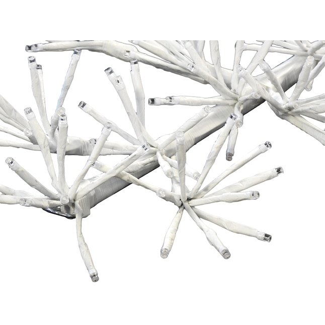 Holydynamics, Inc. 60" Pure White Sparkler Snowflake LED Lighted Window Decor