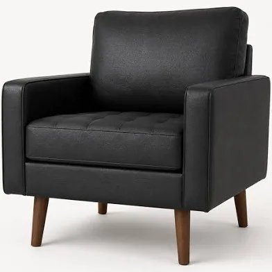 Unbranded Generic black sofa chair (Stock photo may not be exact match)