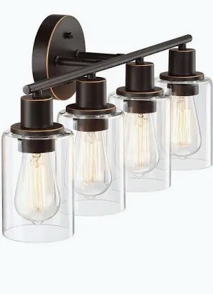 Ricco 4-Light Bathroom Vanity Wall Sconce Light Fixture