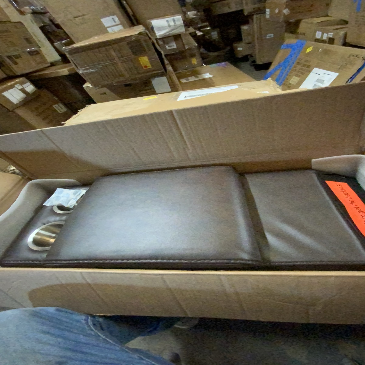 Replacement Sofa Center Console with Cup Holders