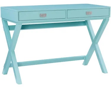 World Market Linwood Desk in Soft Blue