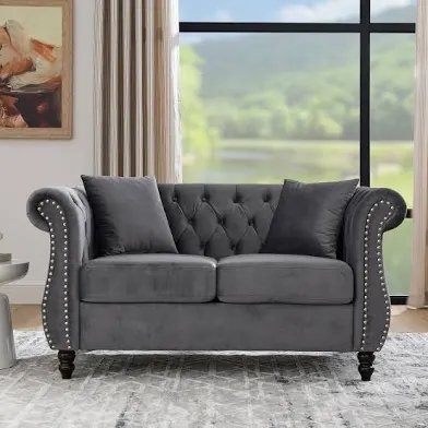 Unbranded Chesterfield Style Tufted Loveseat