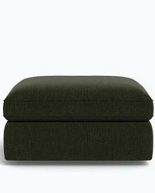 Storage Ottoman Green 76 x 76 x 41cm