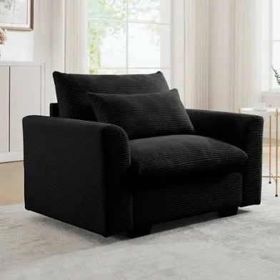 Deep Seat Single Sofa Accent Chair