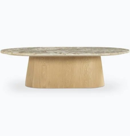 Safavieh Couture Delaine Marble Top Coffee Table