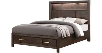 Kenzo Full Bed Headboard Walnut