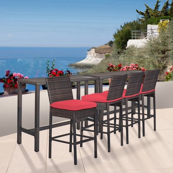Outdoor Bar Set For Patio (2 pieces only)