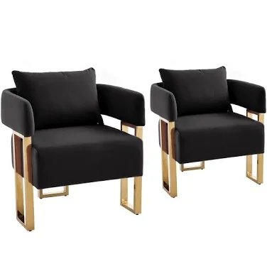 Morden Velvet Accent Chair