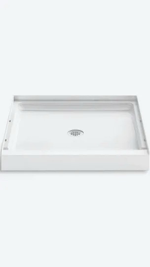 Project Source 36-in x 36-in White Shower Base