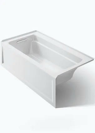 Kohler Archer 60-inch x 32-inch Alcove Bathtub - White