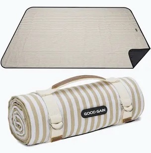 Good Gain Picnic Blanket Sand Stripe