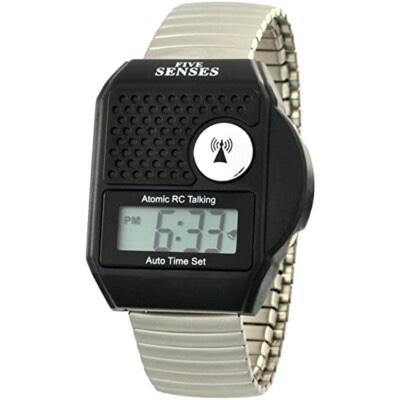 Five Senses Atomic English Talking Clock for Visually Impaired, Model 1100