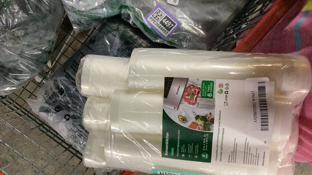 Bonsenkitchen Vacuum Sealer Roll Bags 6-Pack (8"x20' and 11"x20')