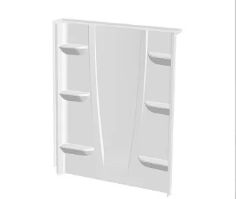 Composite 60x74 Backwall - White