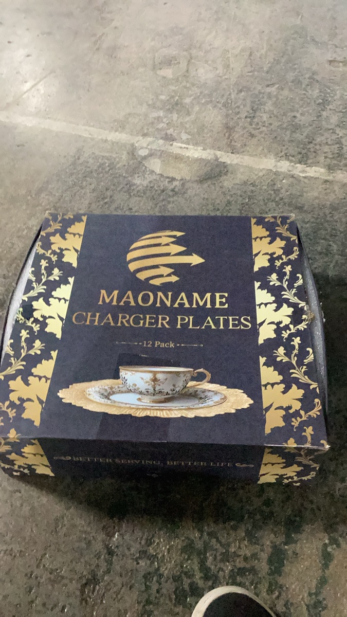 Maoname Charger Plates 12 Pack