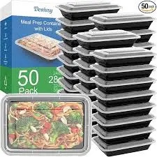 Dealusy 50 Pack Meal Prep Containers with Lids