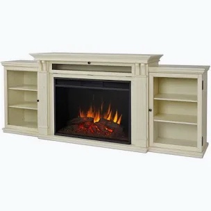 Box 3/3 Tracey Grand 83.75'' TV Stand - Distressed White