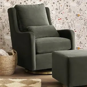 Forest Green Swivel Chair