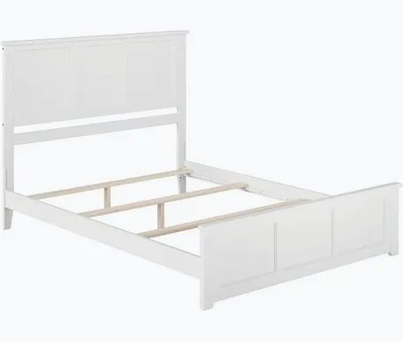 Unbranded Queen Size White Headboard/Footboard Set
