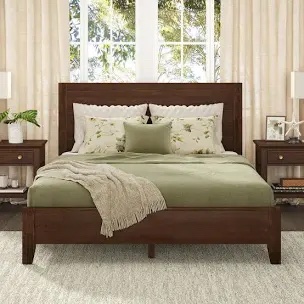 Lessio Series Queen Size Solid Wood Bed, Model CR-036