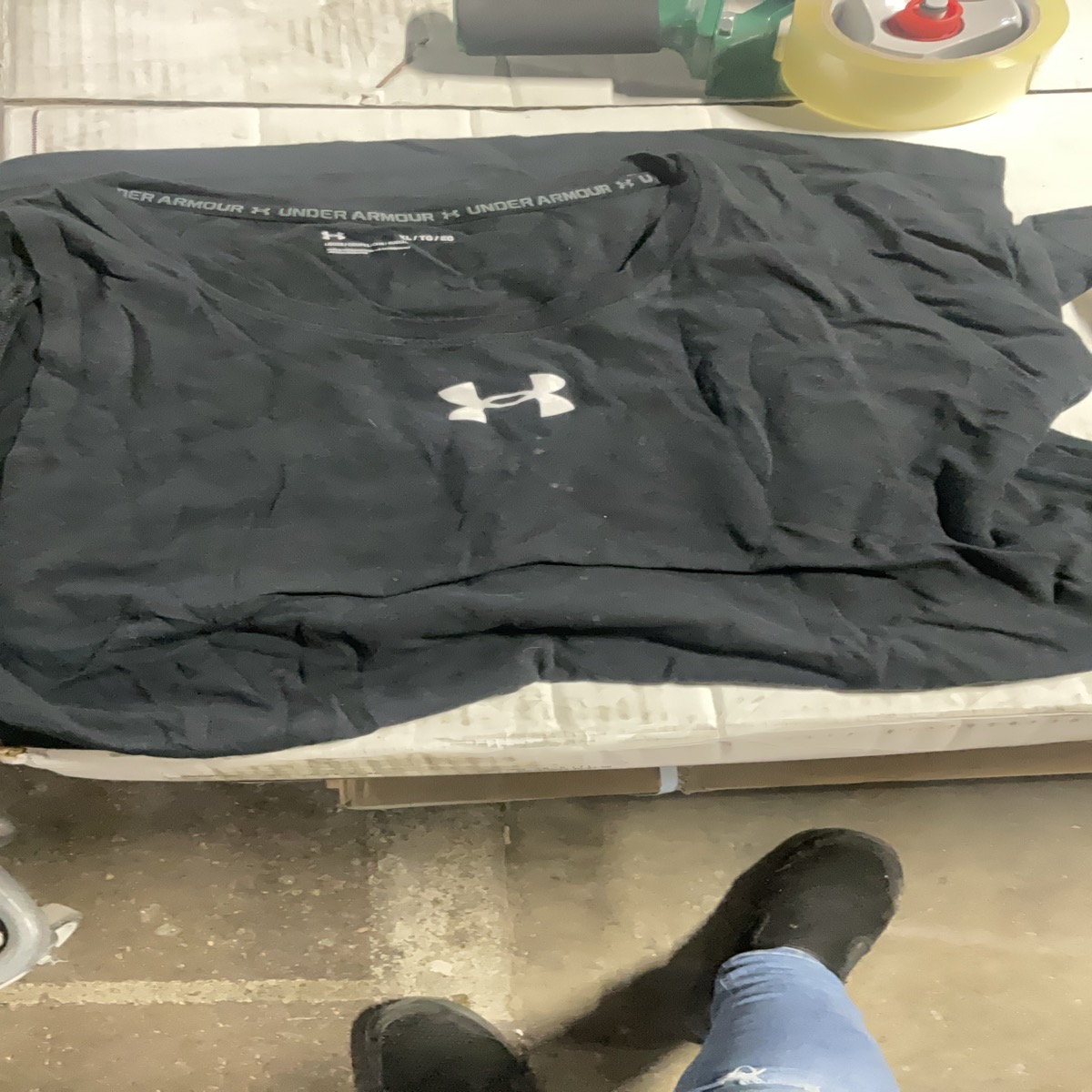 Under Armour Men's Loose Fit Short Sleeve T-Shirt Black