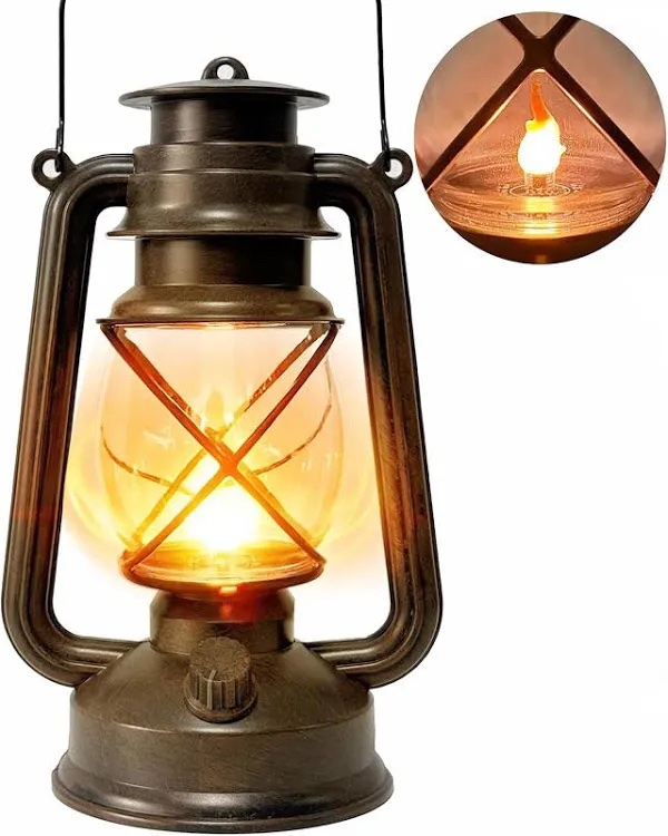 Flame Retro Lantern Decorative LED Lamp