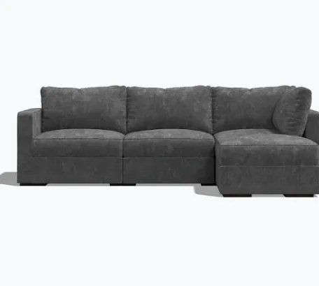 3-Piece Modular Upholstered Sectional Couch (box 2 of 3)
