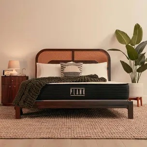 Plank King Bed Headboard and Slats