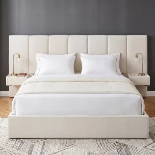 Upholstered Lift Storage Bed Frame