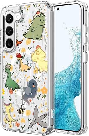Magnetic Kickstand Phone Case for Samsung Galaxy S23 Ultra - Little Dinosaur Design