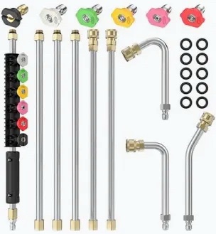 Sealegend 8FT Pressure Washer Extension Wand Attachment Set